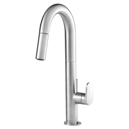 American Standard Beale 1-Handle Pull-Down Kitchen Faucet, Stainless Steel 4931300.075